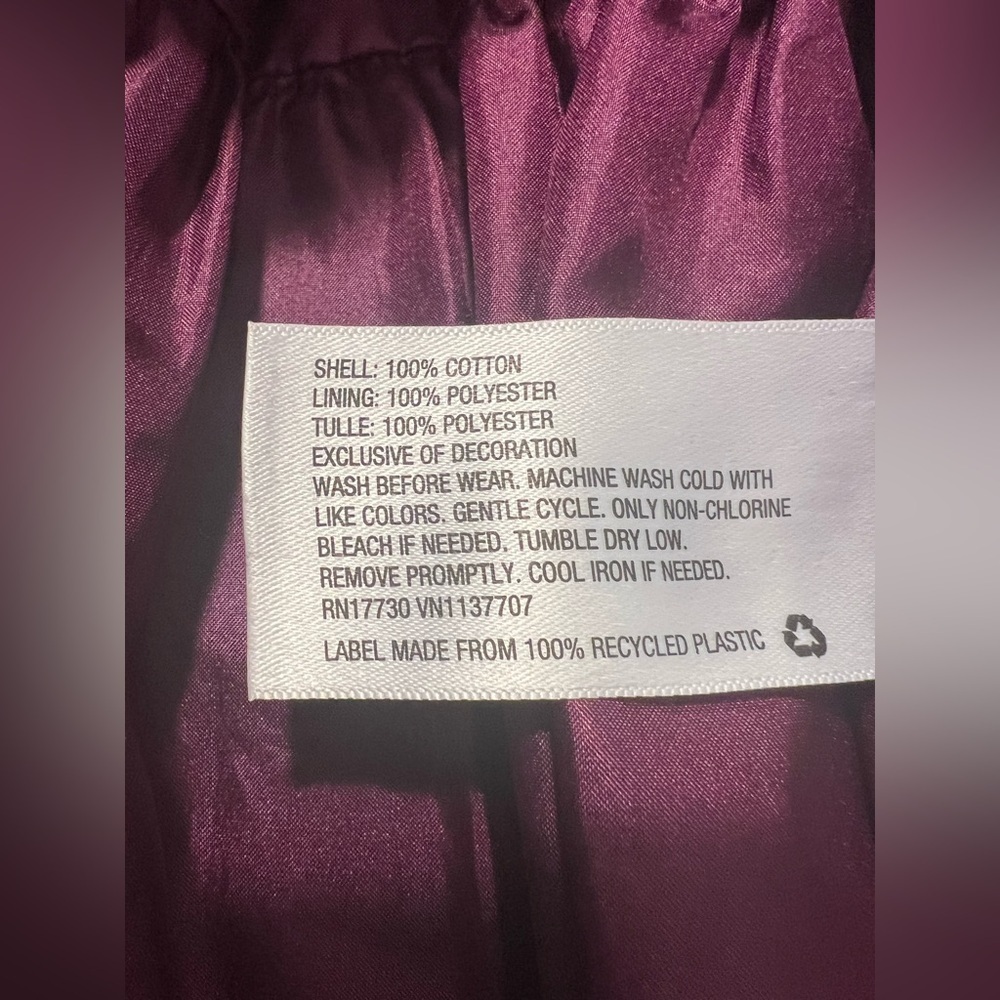 Purple and White Casual Dress with Relaxed Fit - Picture 4 of 9